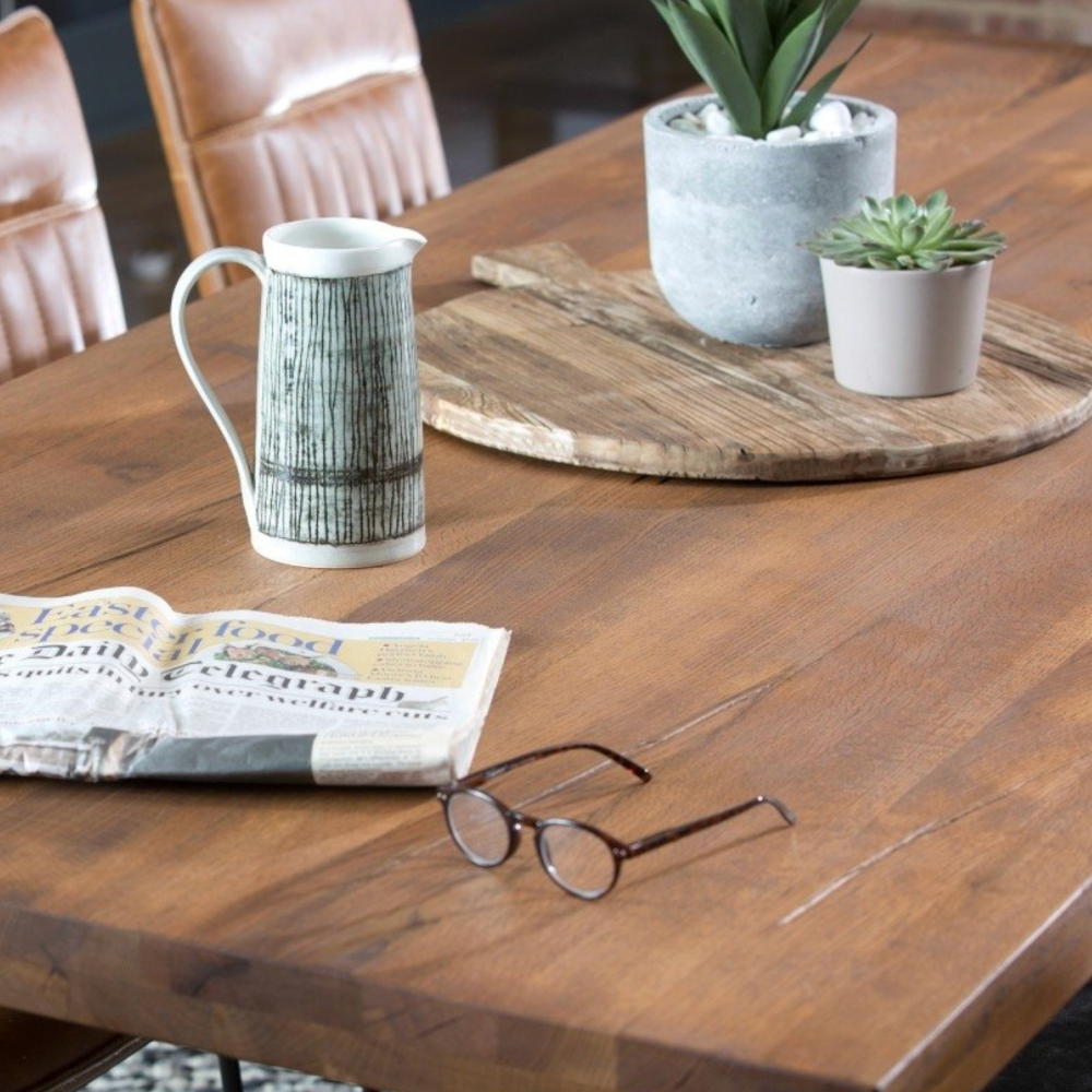 Holburn Square Modern Industrial Dining Table - 150cm