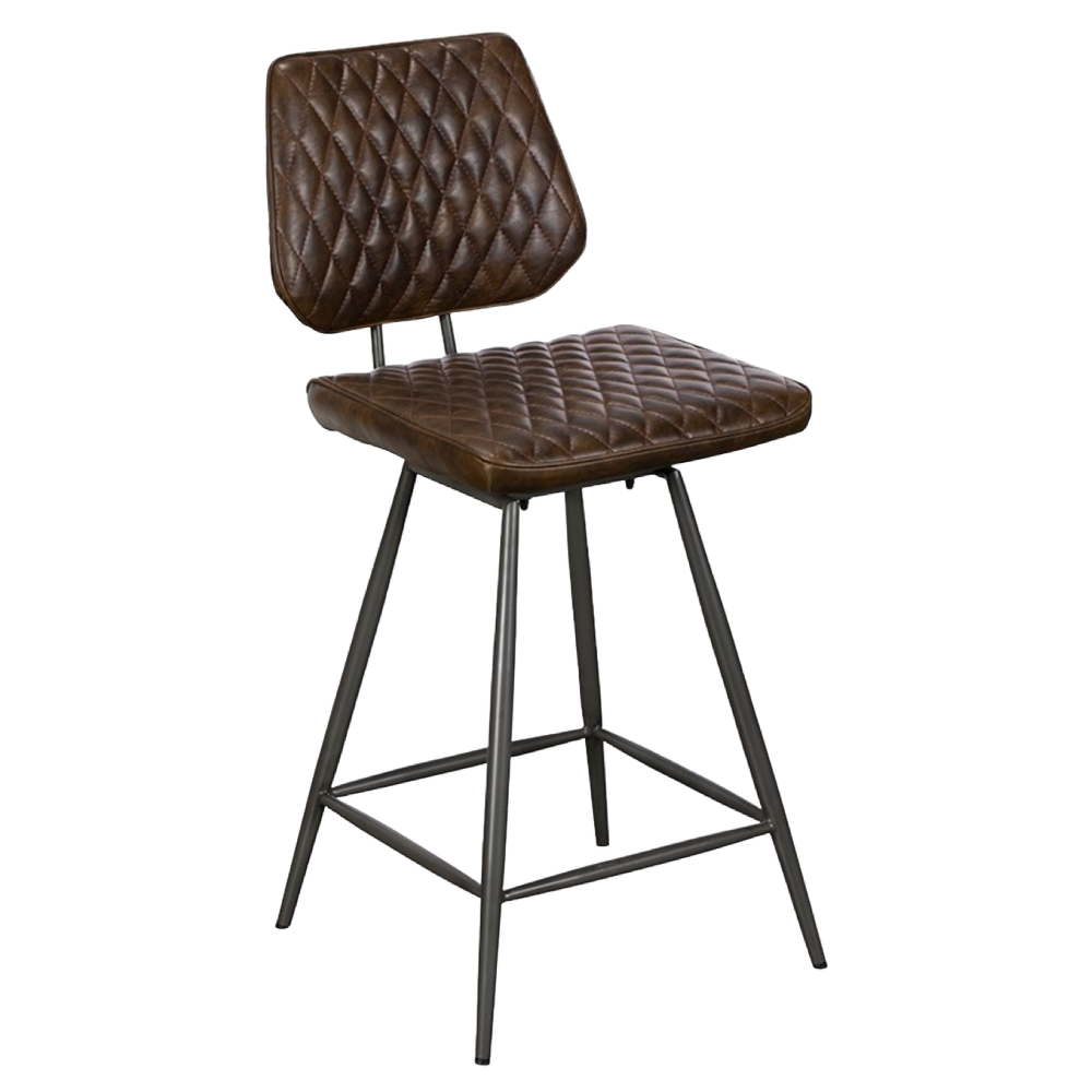 Dalton Brown Lather Bar stool