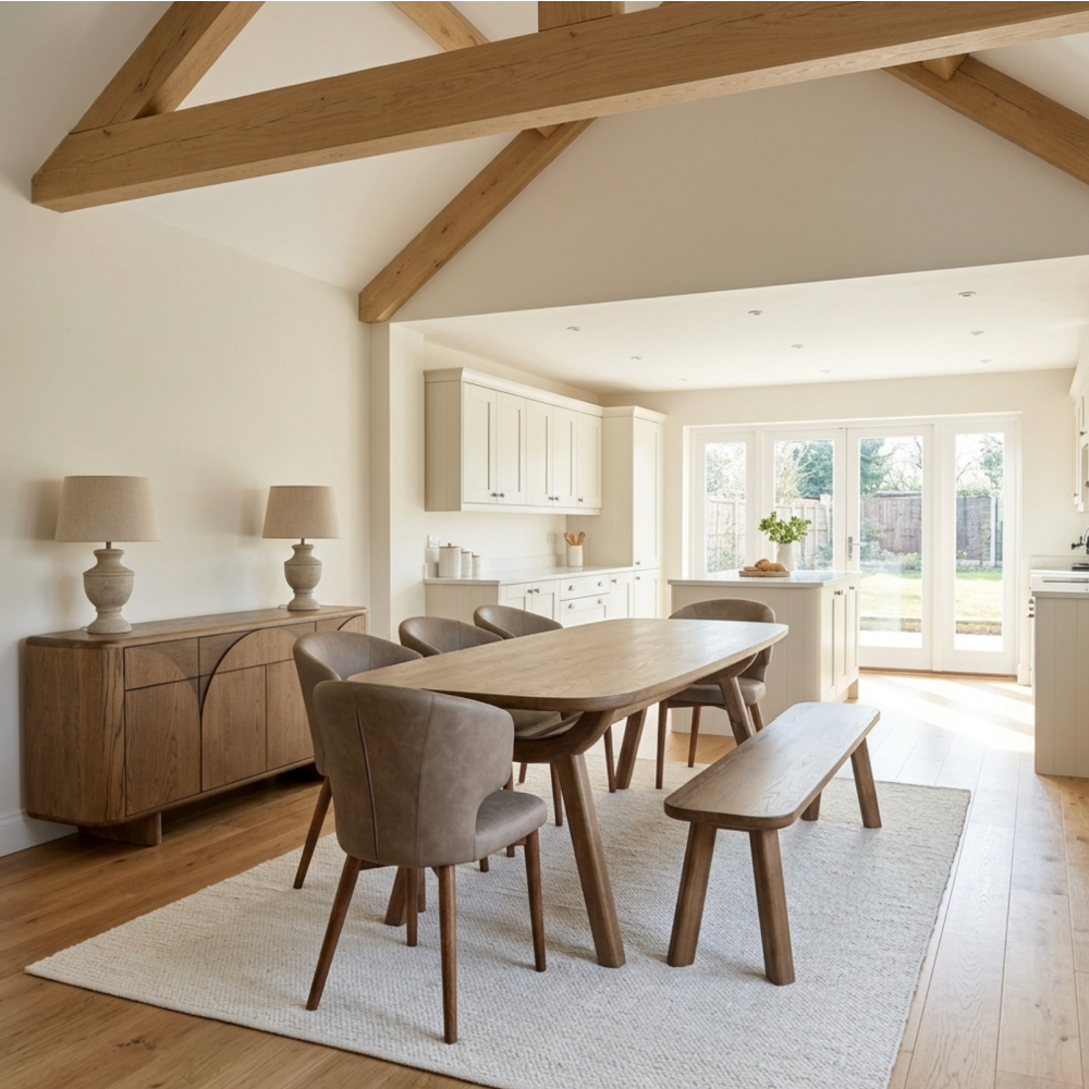 Austin Warm Oak 240cm Dining Table