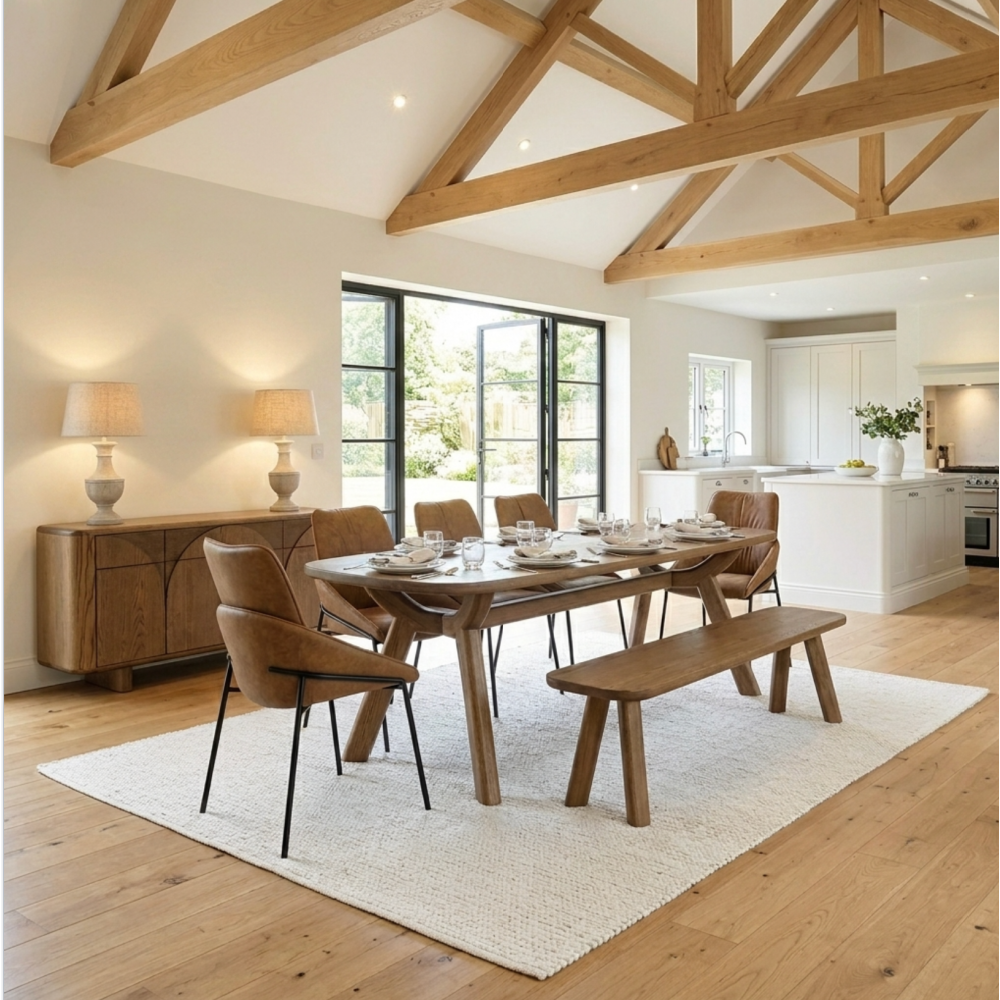 Austin Warm Oak 240cm Dining Table