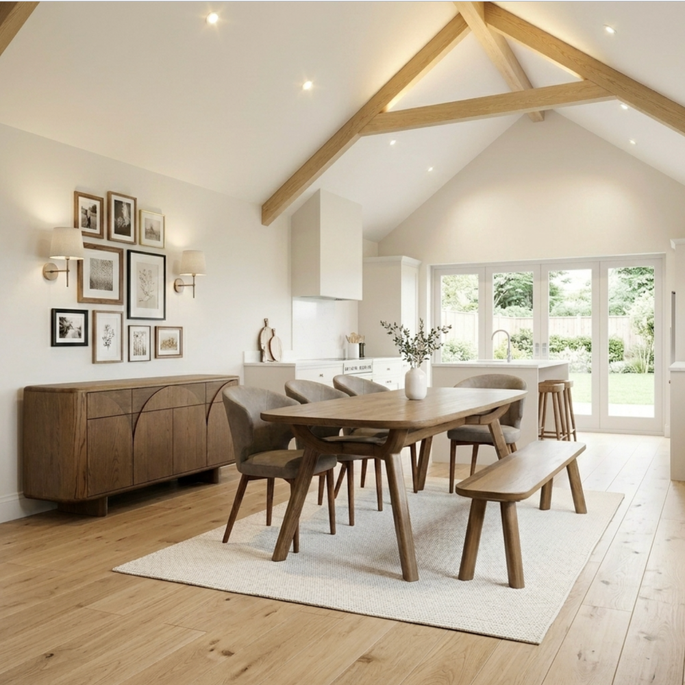 Austin Warm Oak 240cm Dining Table