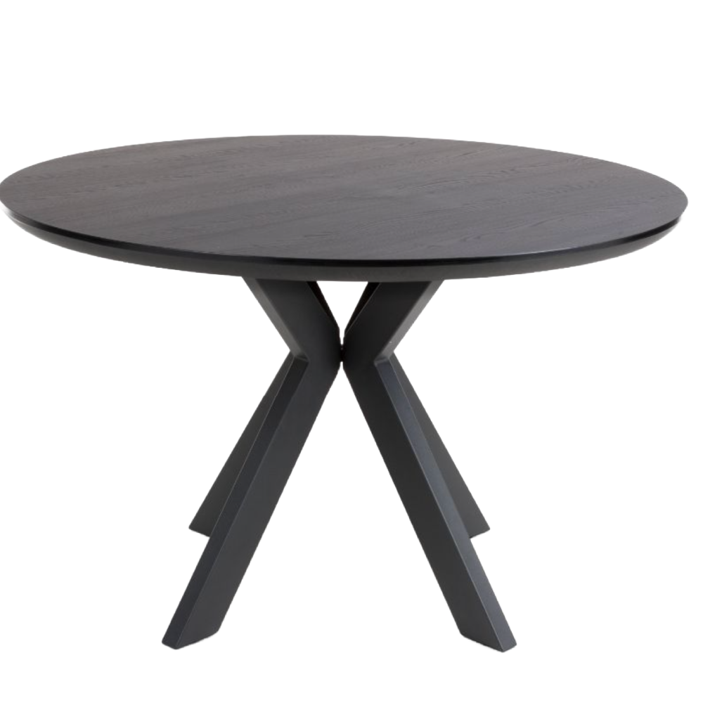 Boston Round Table 1200mm – Rustic Oak