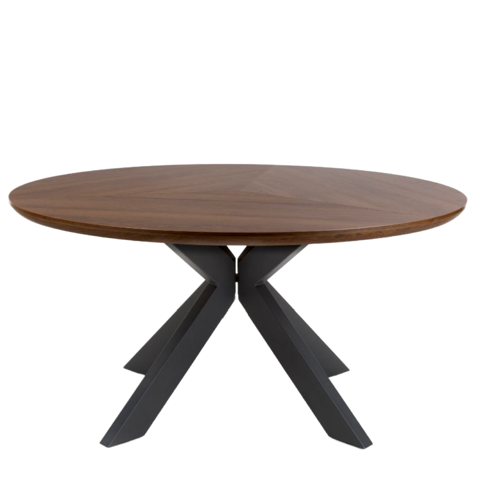 Boston Round Table 1500mm – Smoked Oak