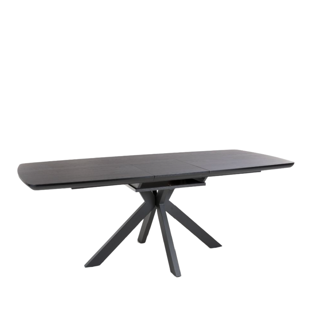Boston Extending Table 1600-2000mm – Black
