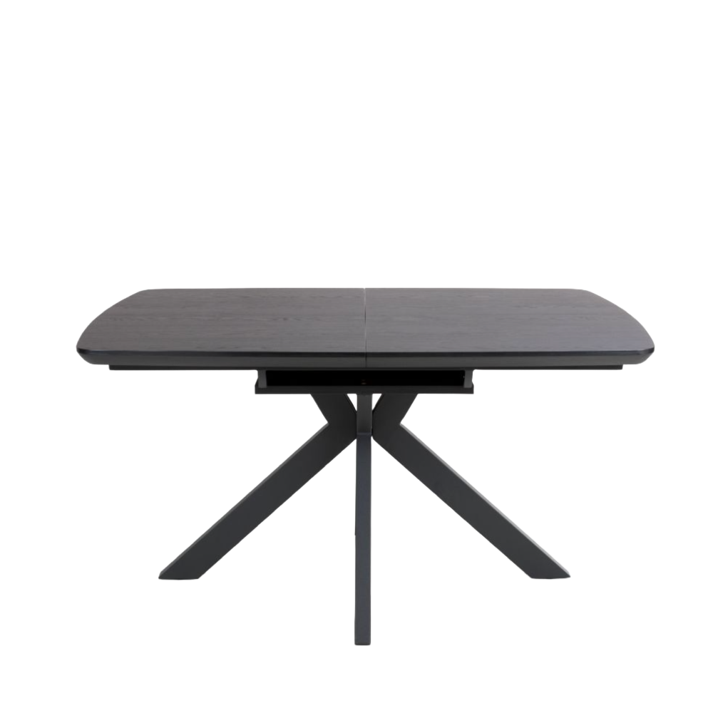 Boston Extending Table 1400mm – 1800mm Black