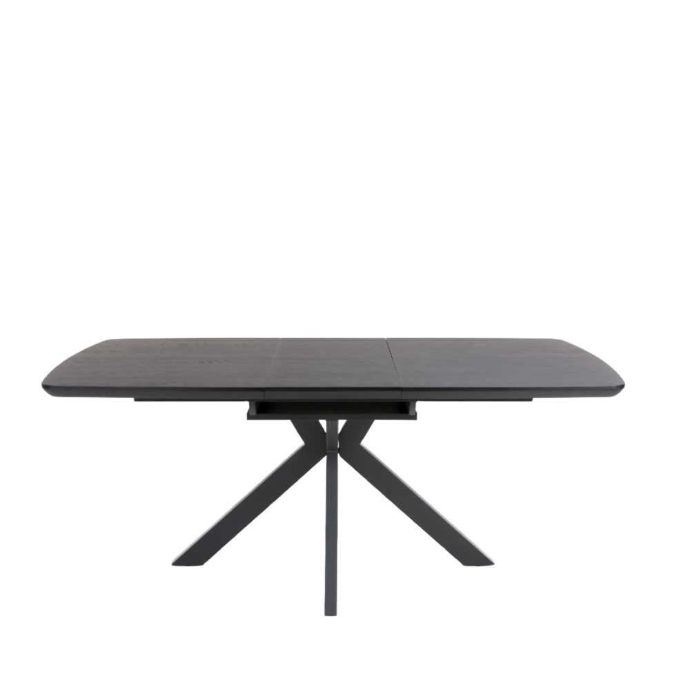 Boston Extending Table 1400mm – 1800mm Black