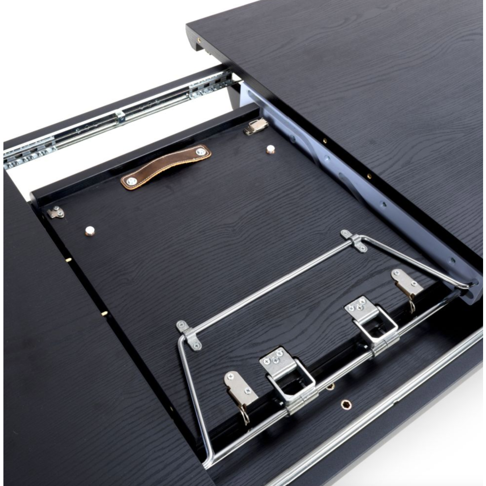 Boston Extending Table 1400mm – 1800mm Black