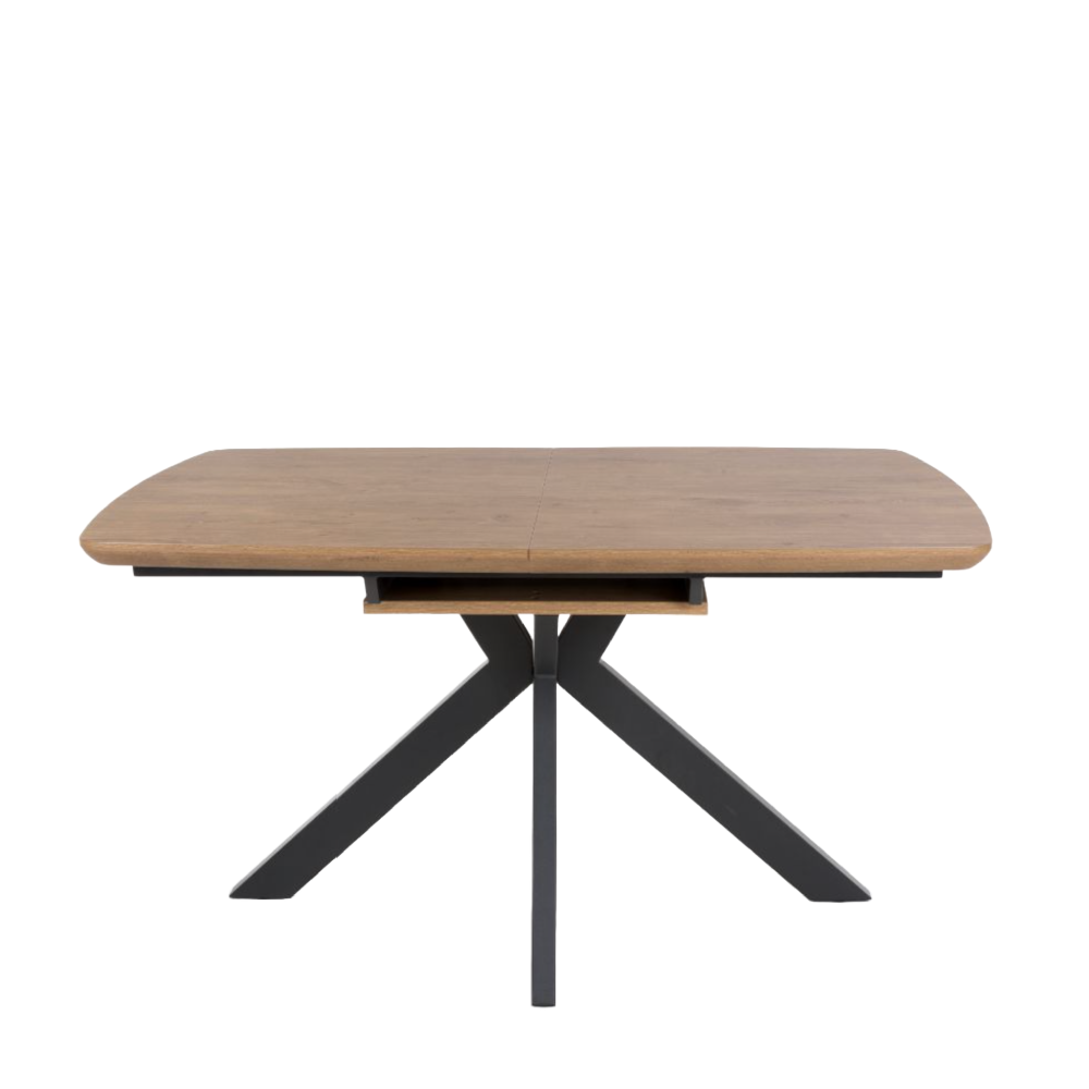 Boston Extending Table 1400mm – 1800mm Rustic Oak