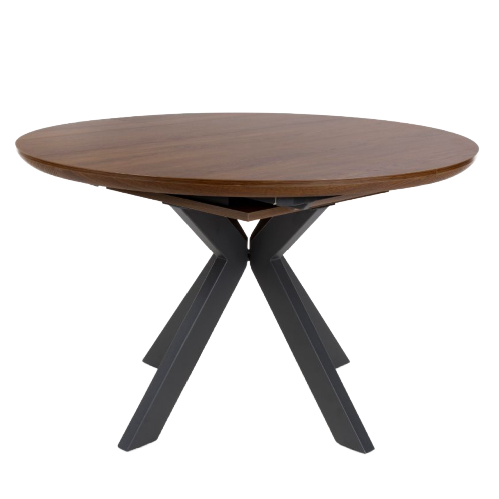 Boston Extending Round Table 1200-1600mm – Smoked