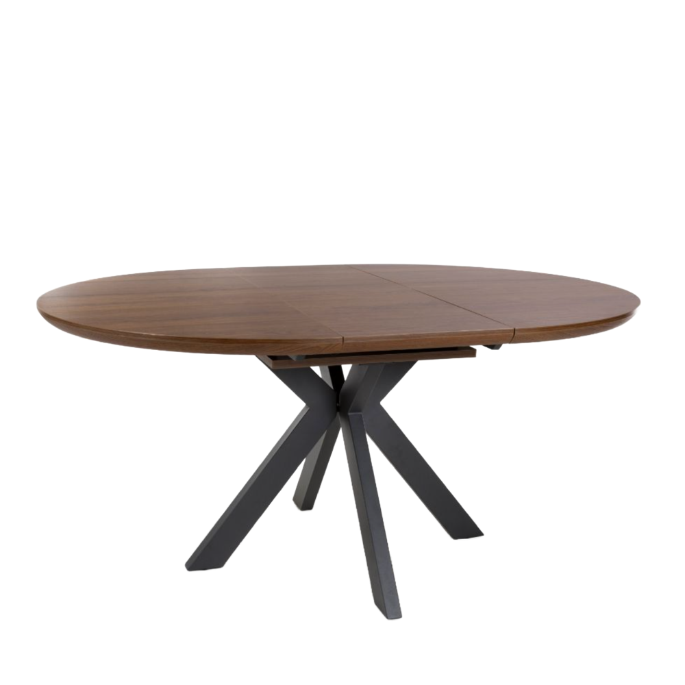 Boston Extending Round Table 1200-1600mm – Smoked
