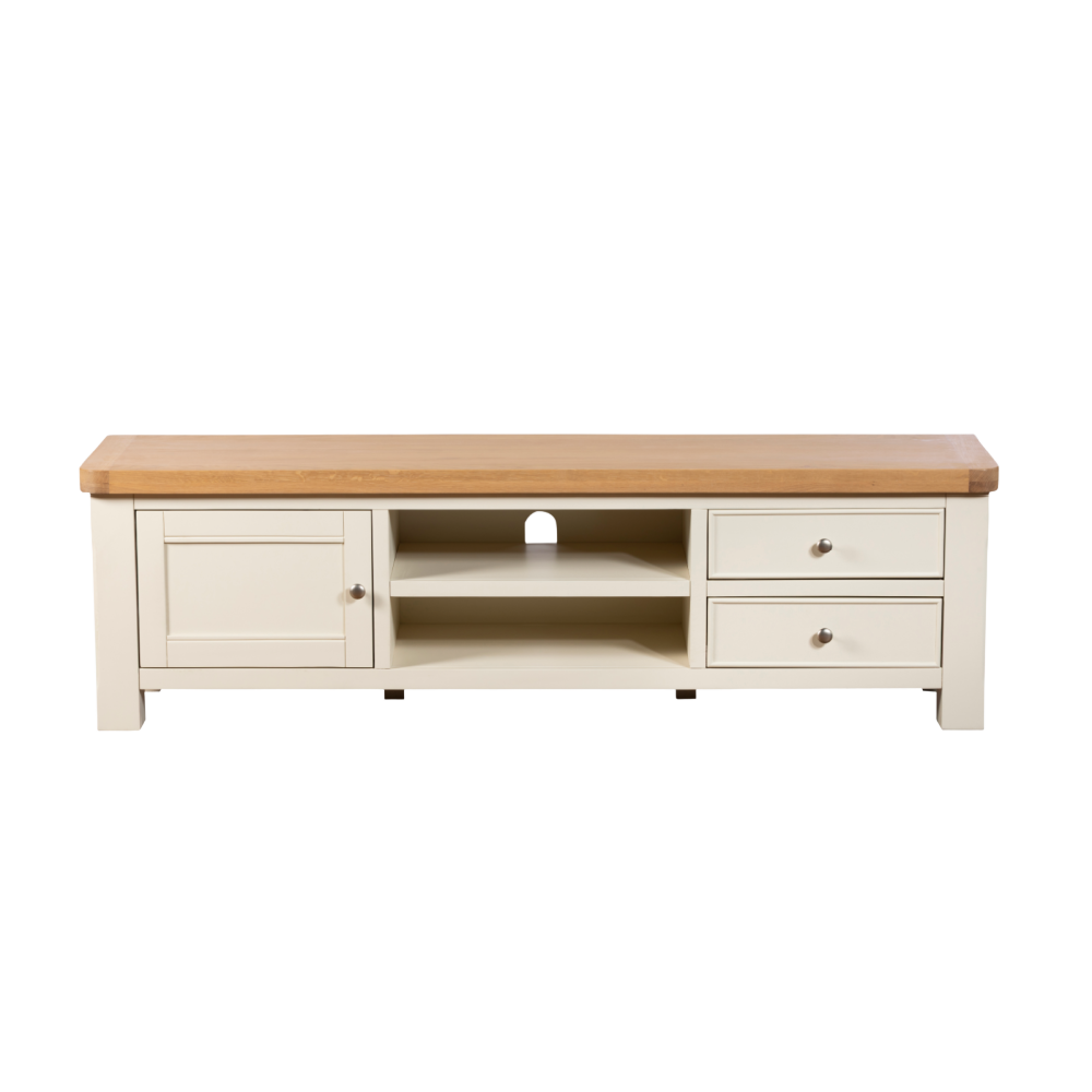 Burford Painted oak tv unit