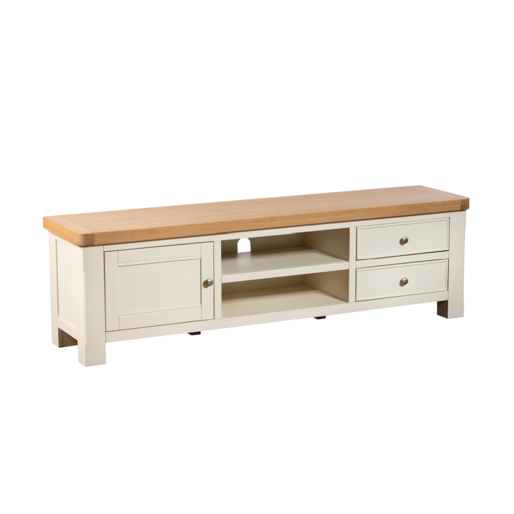 Burford Painted oak tv unit
