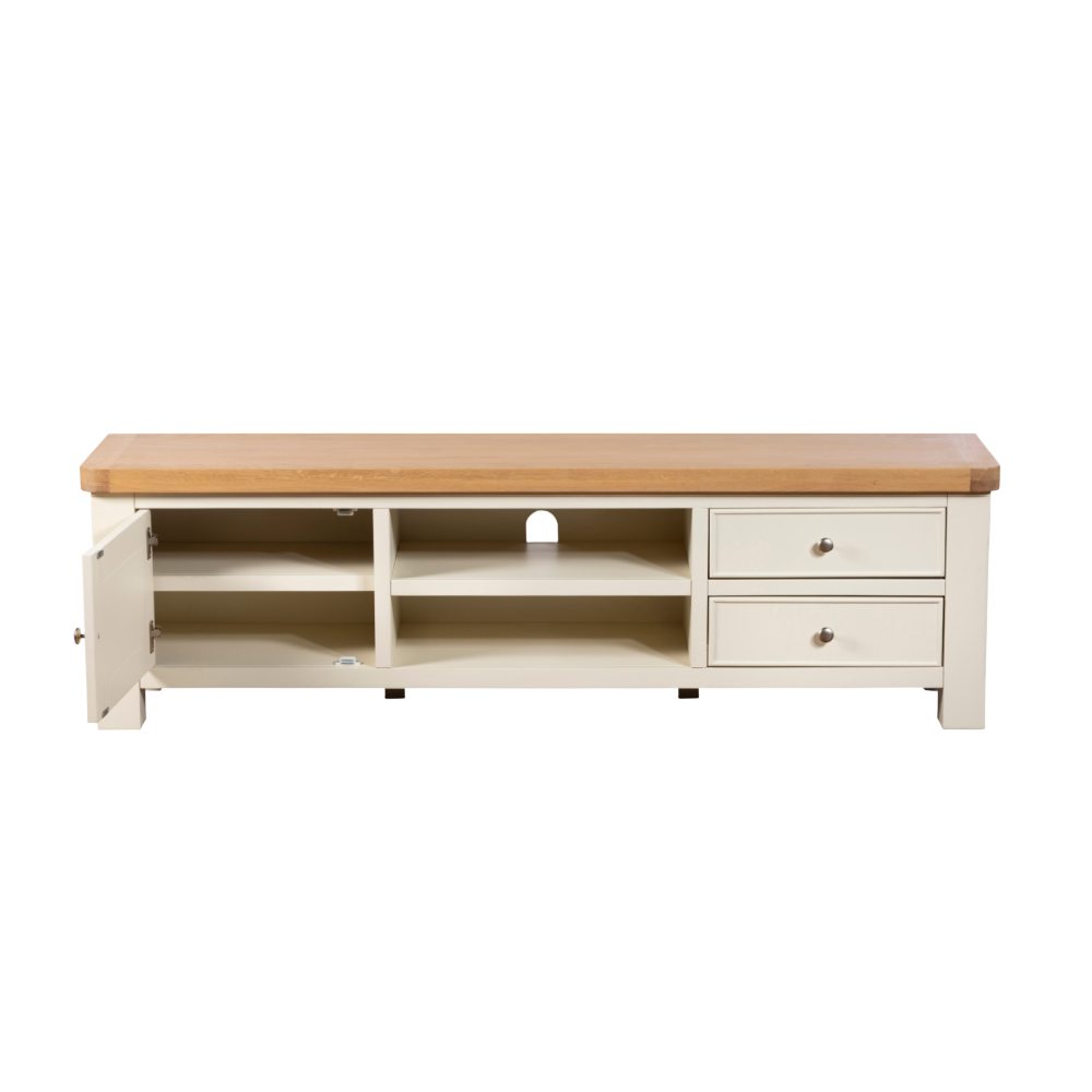 Burford Painted oak tv unit