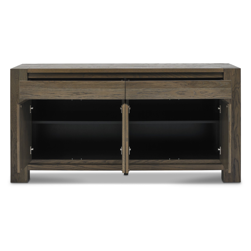 Logan Fumed Oak Wide Sideboard