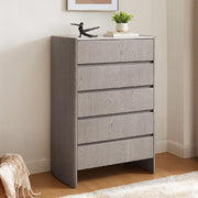 Mondello 5 Drawer Tall Chest Washed Oak