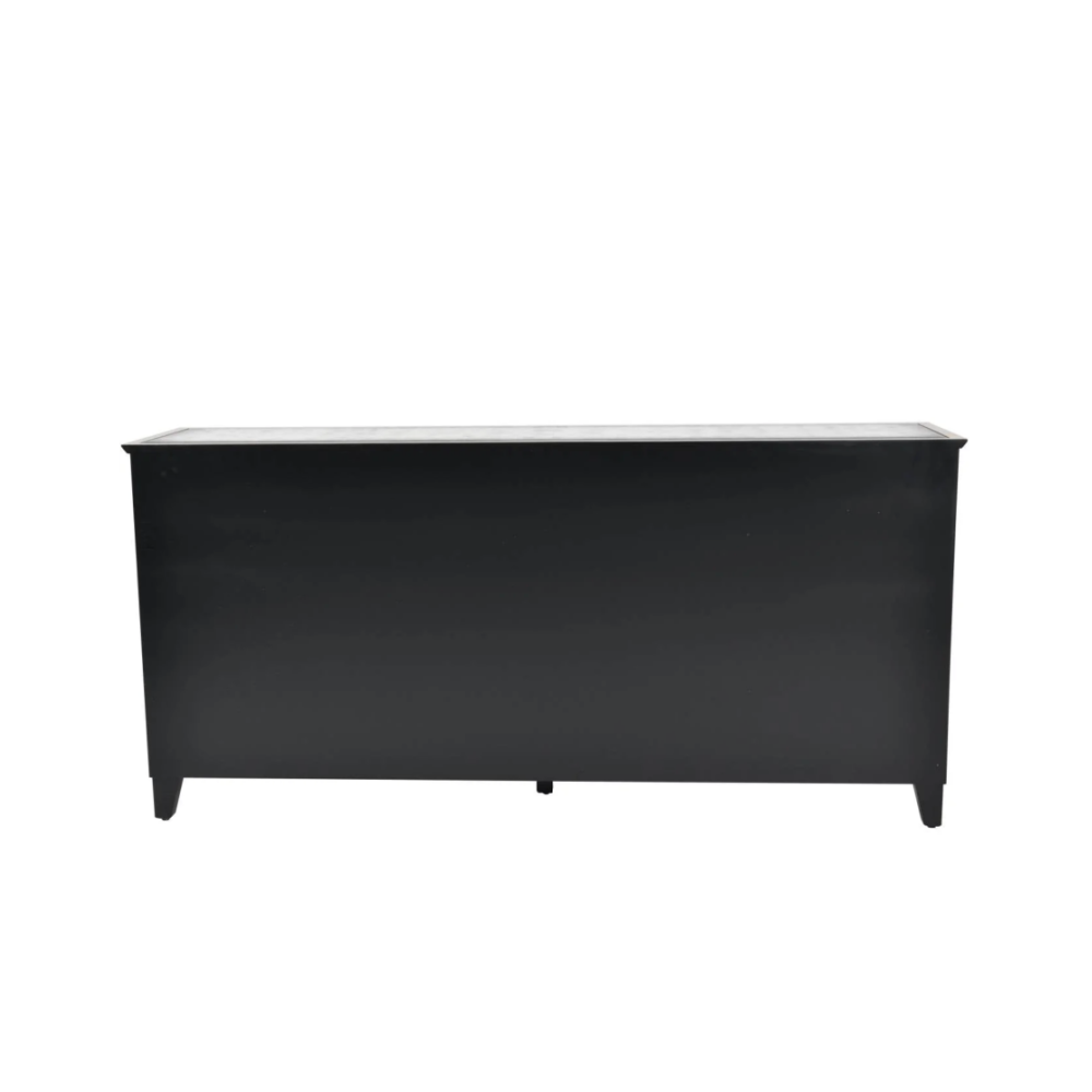 Lexington Four Door Antique Mirrored Sideboard