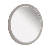 Mondello Round Mirror Washed Oak