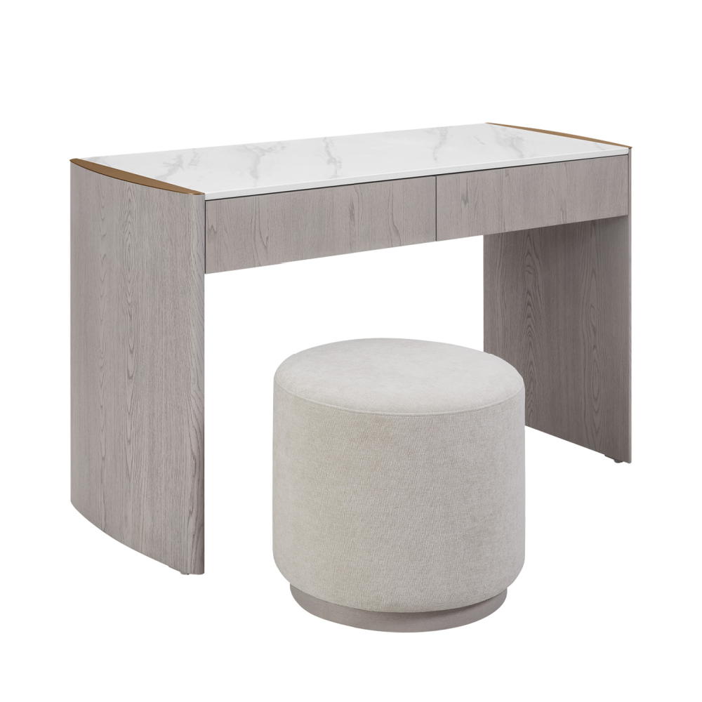 Mondello 2 Drawer Dressing Table Washed Oak