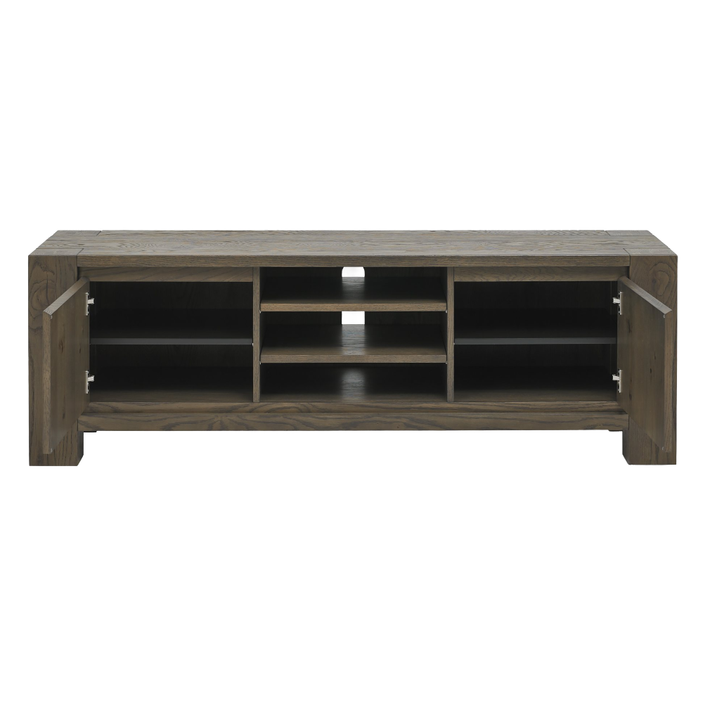 Logan Fumed Oak Media Unit