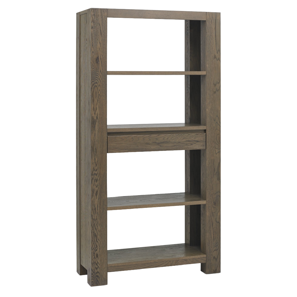 Logan Fumed Oak Display Cabinet