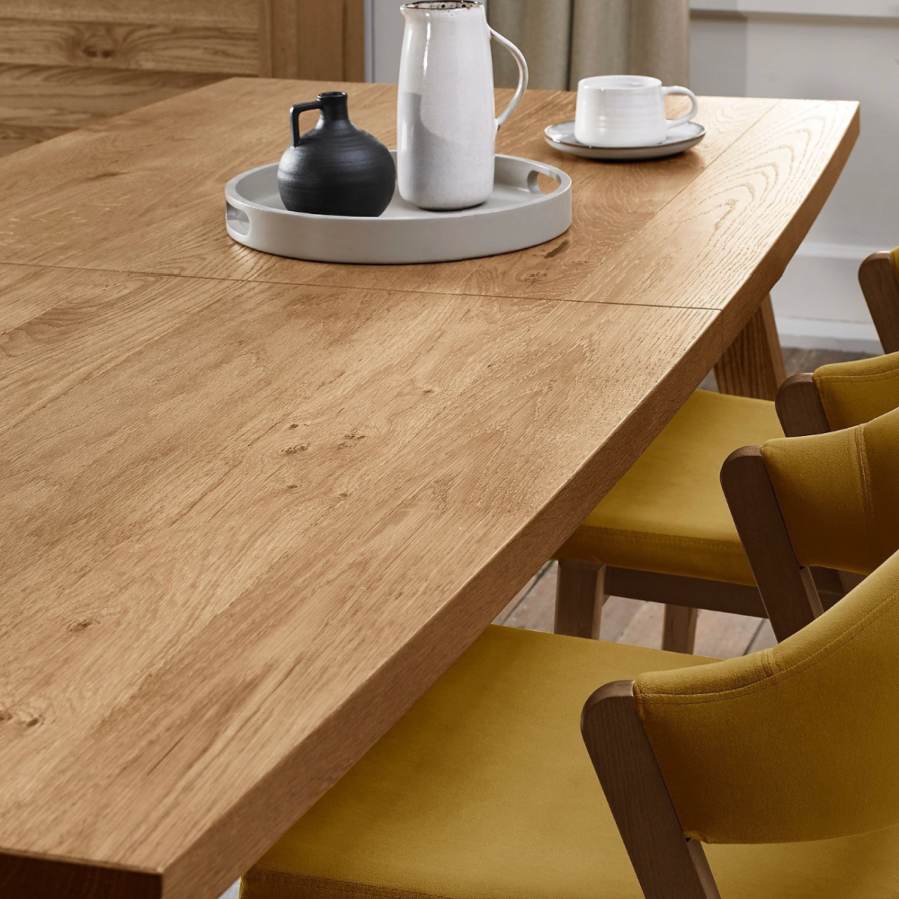 Camden 4-6 Seater Dining Table Rustic Oak