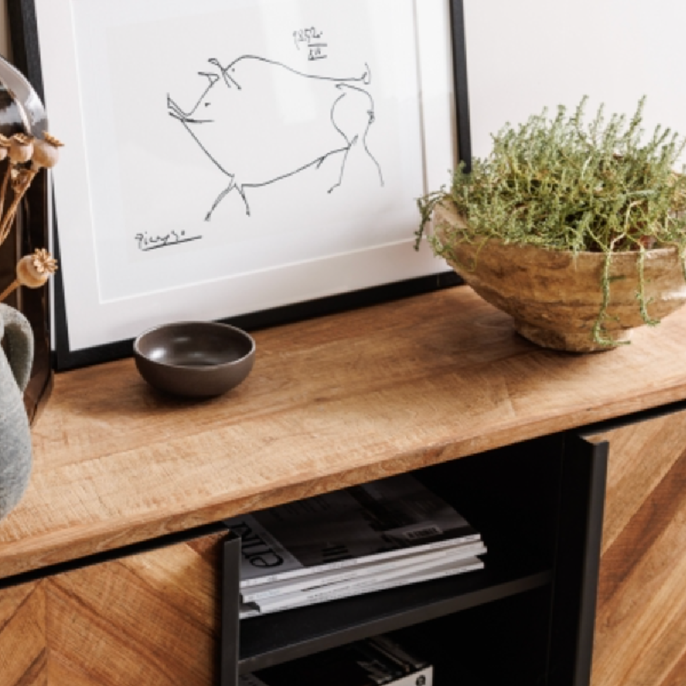 Camden Reclaimed Teak Wood TV Unit