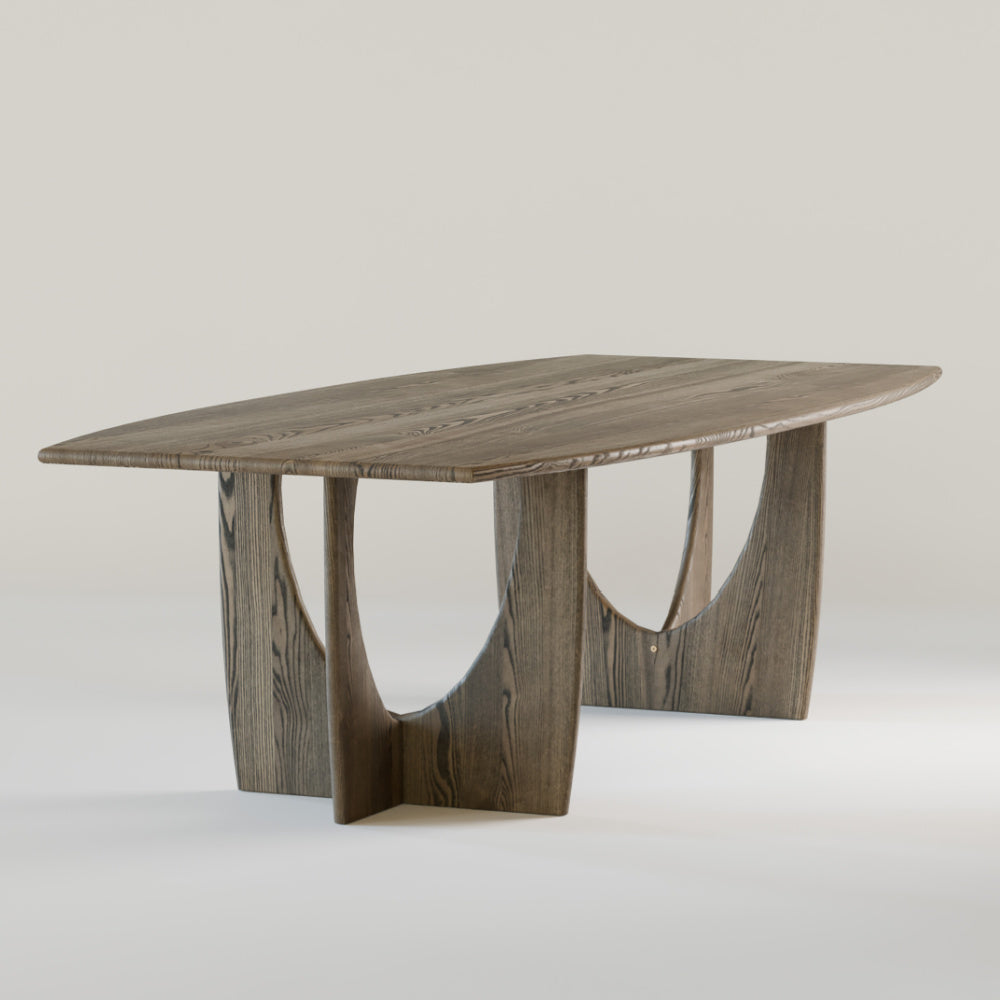 Kristensen solid Oak Long Boat Table