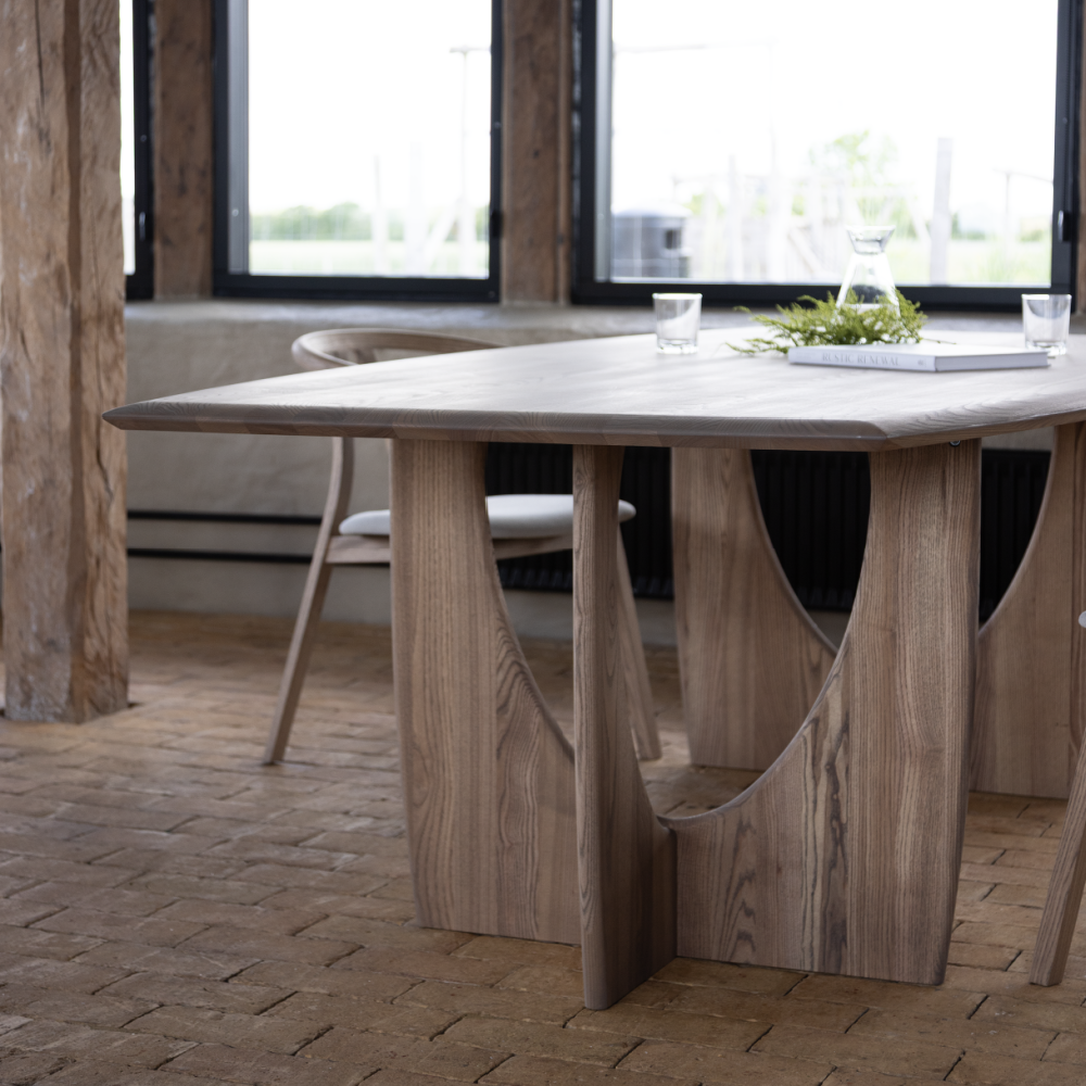 Kristensen solid Oak Long Boat Table