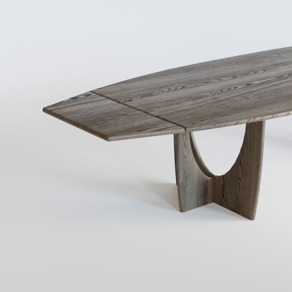 Kristensen solid Oak Long Boat Table
