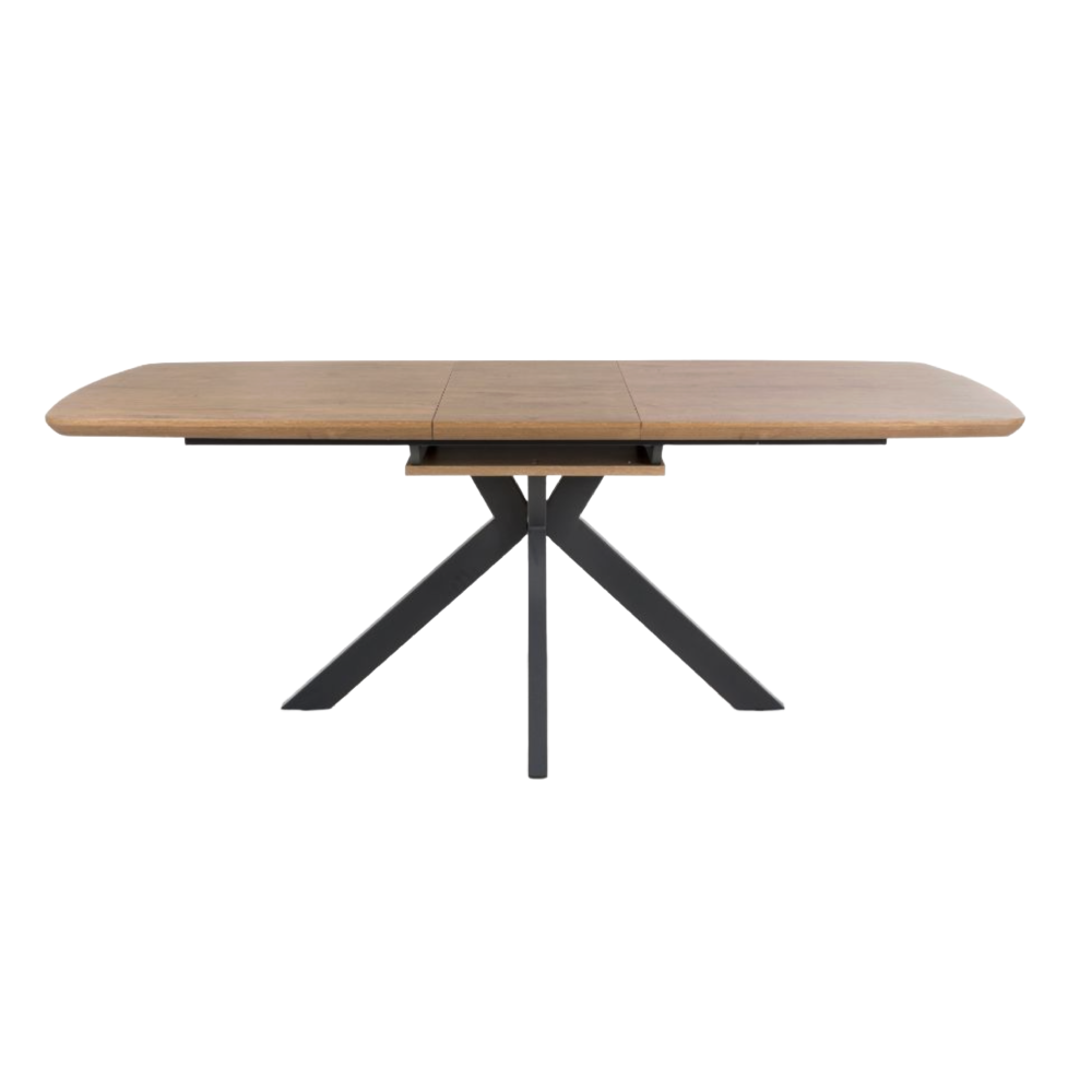 Boston Extending Table 1600-2000mm Rustic Oak