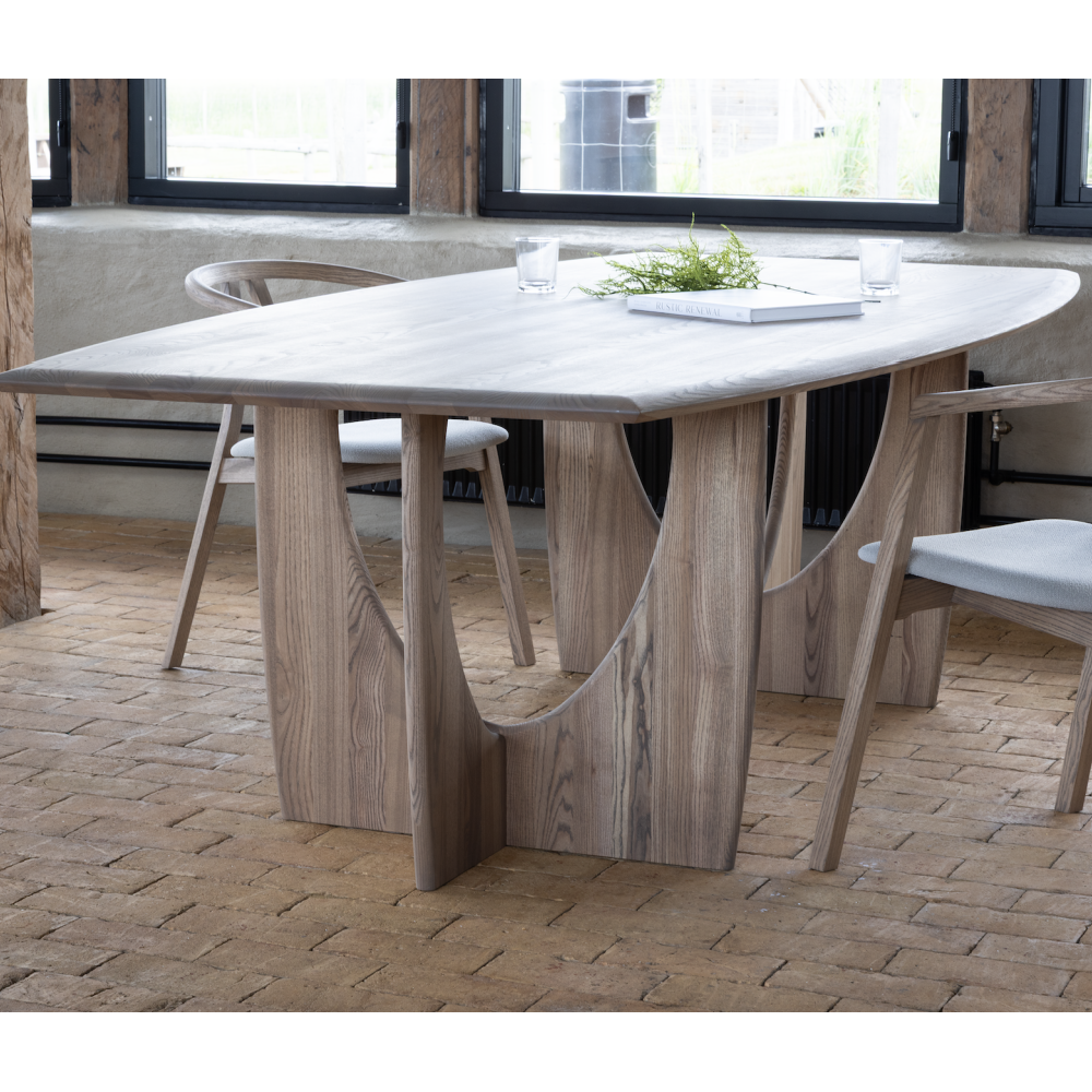 Kristensen solid Oak Long Boat Table