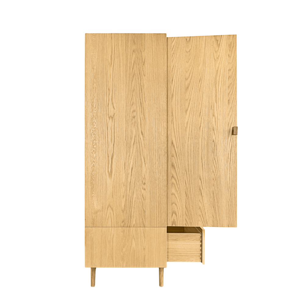 Larsen Double wardrobe with internal mirror