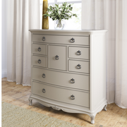 ETIENNE BEDROOM - GREY 8 DRAWER CHEST