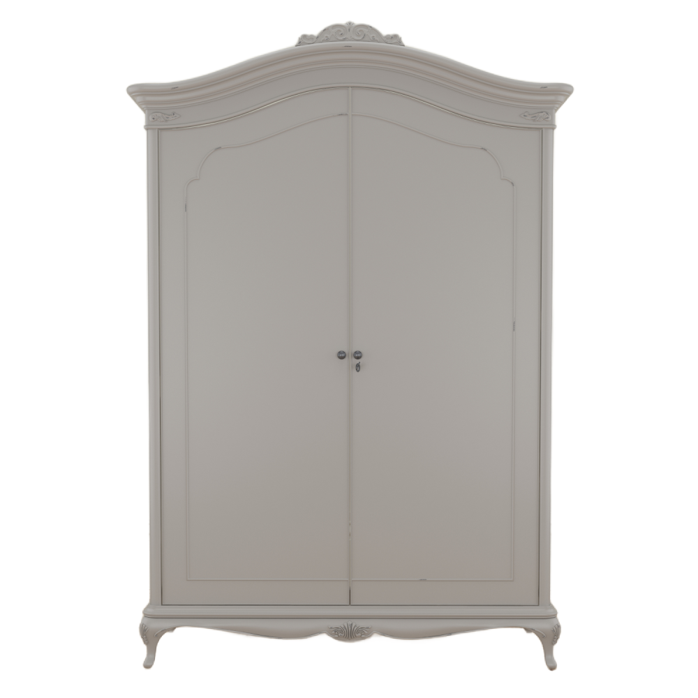 ETIENNE BEDROOM - GREY WIDE FITTED WARDROBE