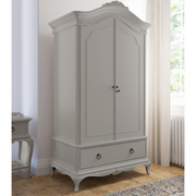 ETIENNE BEDROOM - GREY DOUBLE WARDROBE