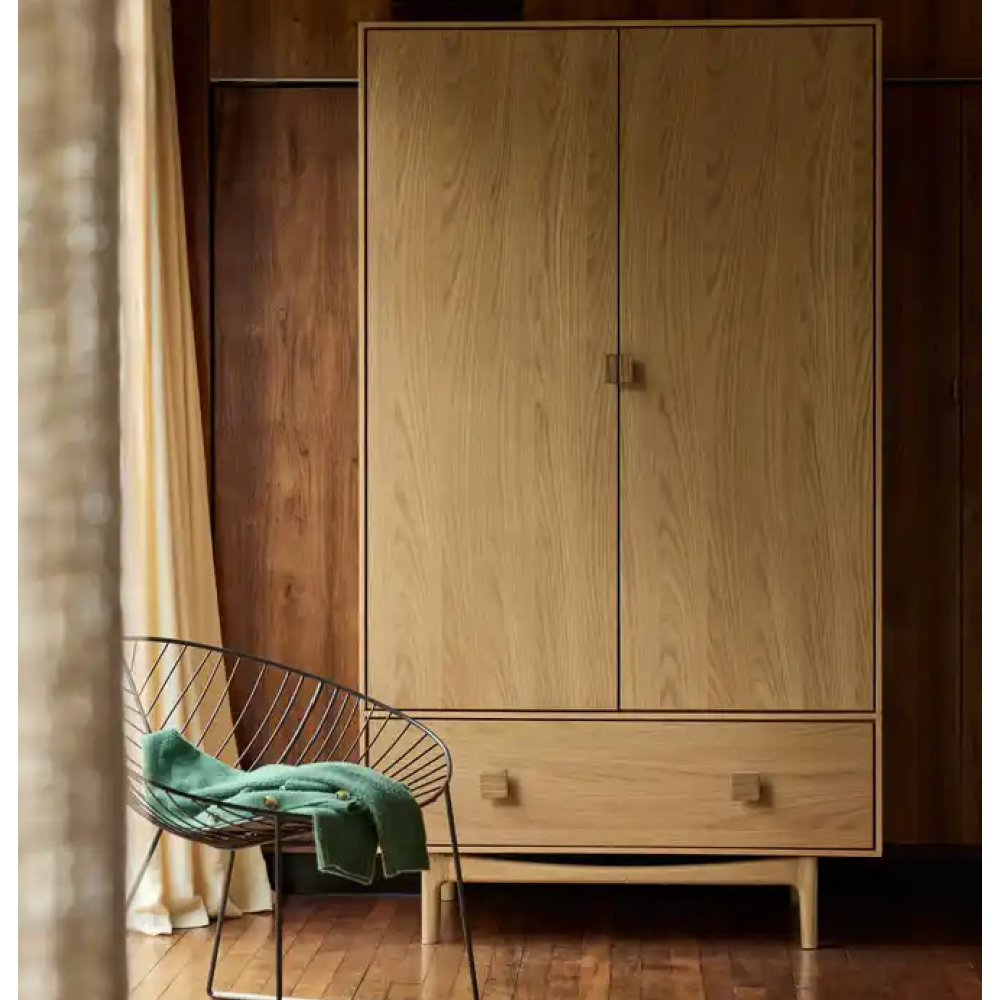 Larsen Double wardrobe with internal mirror