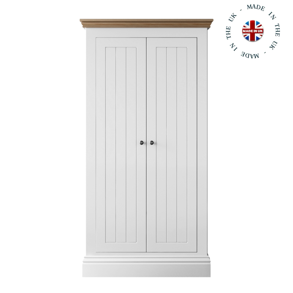 New England Painted 2 Door full hanging wardrobe