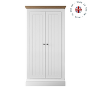 New England Painted 2 Door full hanging wardrobe