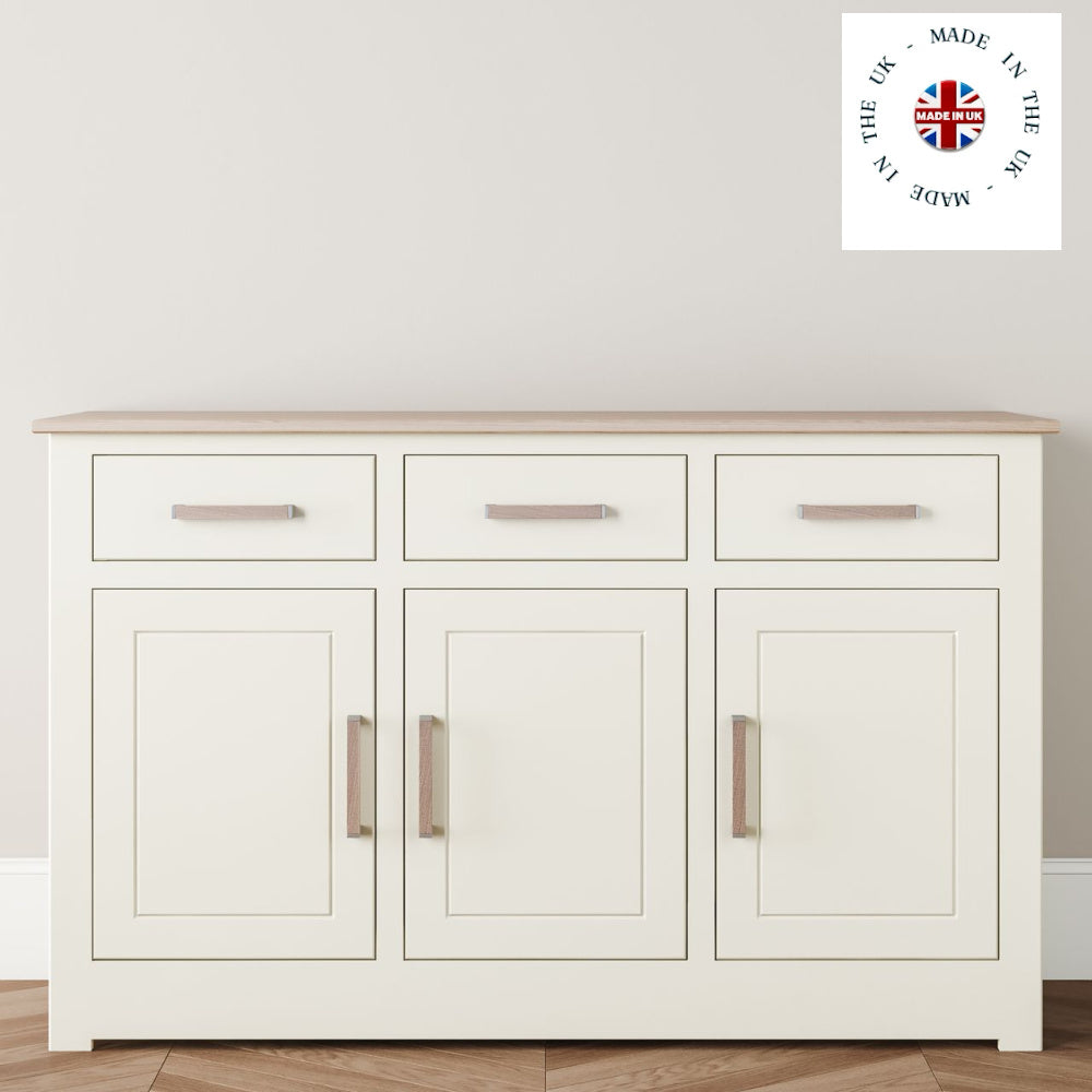Modo Painted 3 door/drawer sideboard