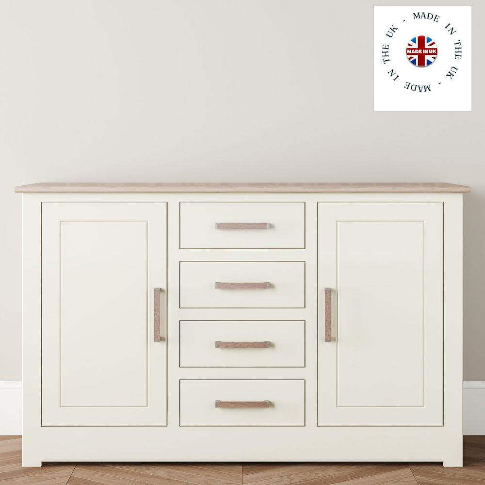 Modo Painted 2 Door 4 Drawer Sideboard