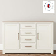 Modo Painted 2 Door 4 Drawer Sideboard