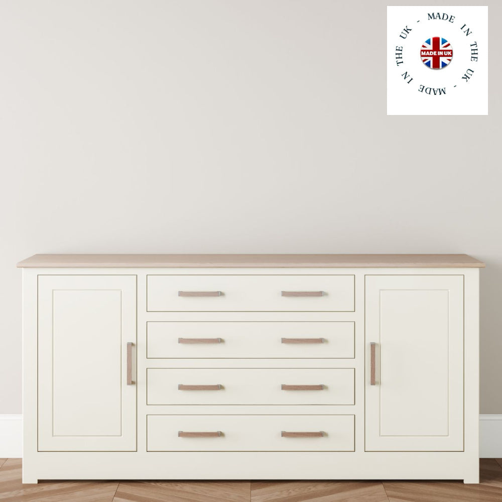 Modo Painted Wide 2 Door 4 Drawer Sideboard