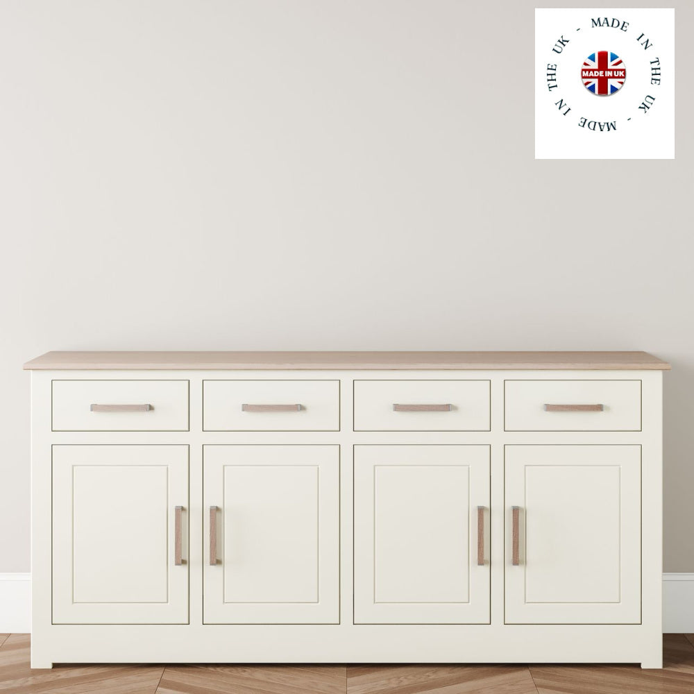 Modo Painted Wide 4 Door / 4 drawer Sideboard
