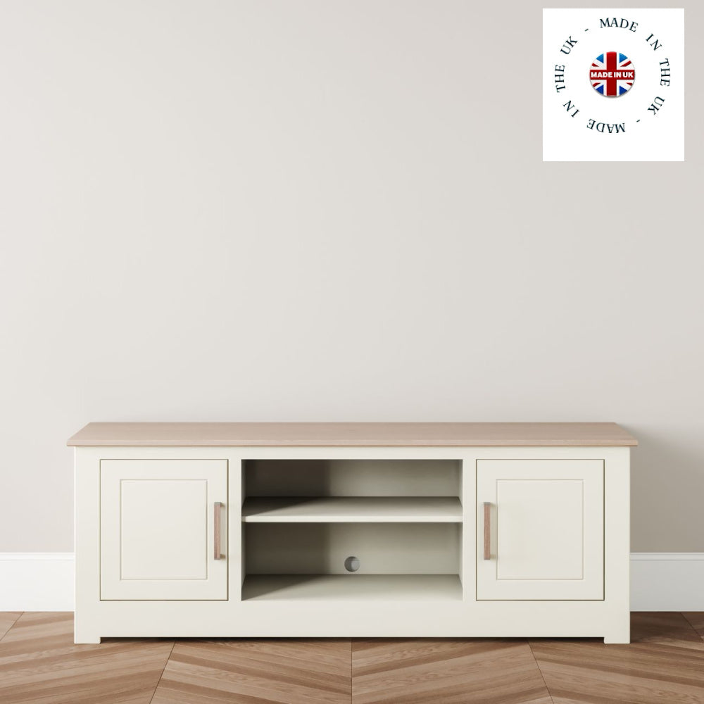 Modo Painted Wide 2  Door Tv Unit