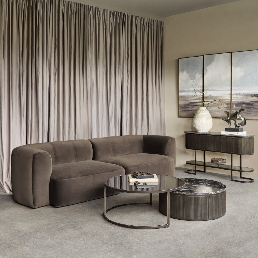 Wicklow Sofa In Brown Velvet