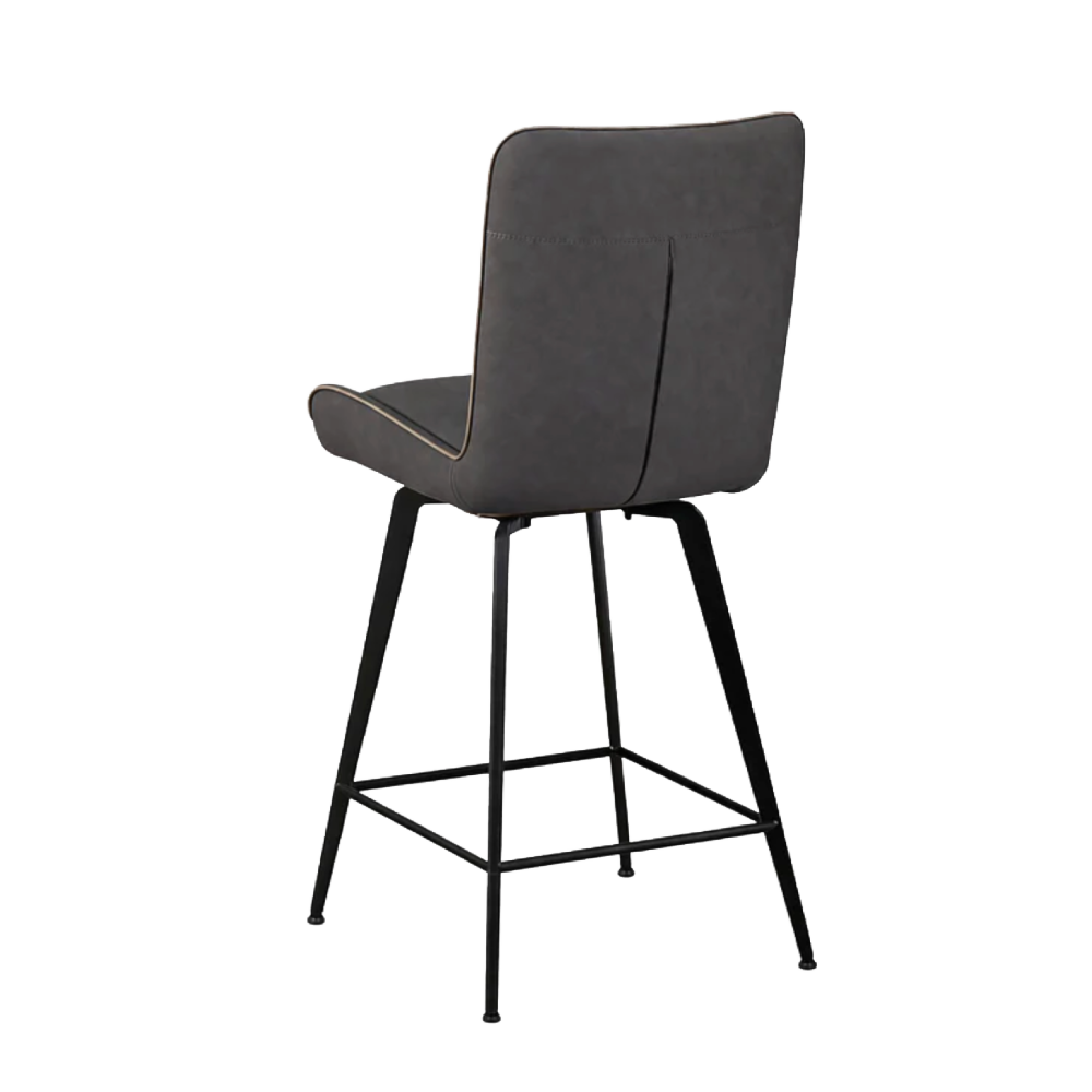 REBECCA COUNTER CHAIR (Dark Grey)