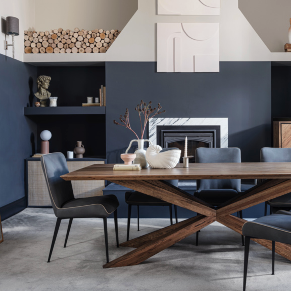 REBECCA DINING CHAIR (Dark Grey)