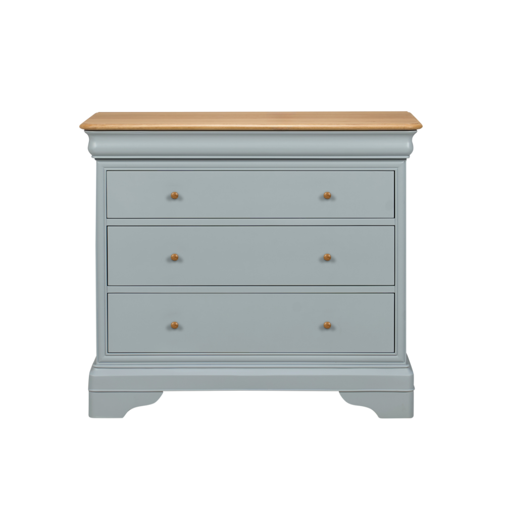 W+G CHANTILLY - 3 DRAWER CHEST GREY !New!