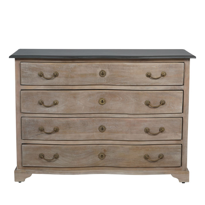 Laura Ashley Natural Wood Swannington 4 Drawer Chest of Drawers