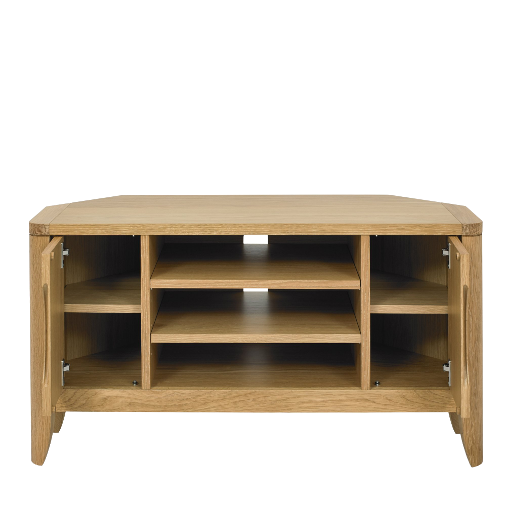 Chester Oak Corner Entertainment Unit